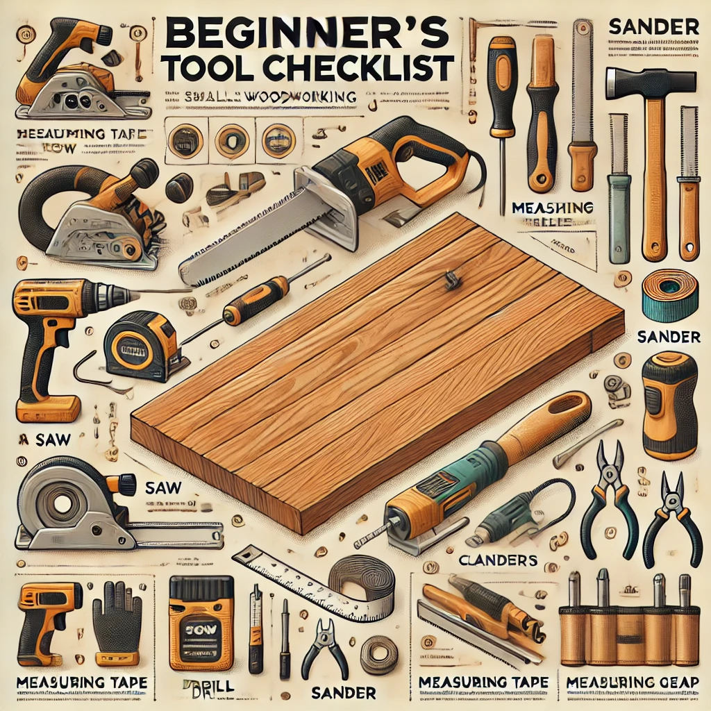 Beginner's Tool Checklist for Small Woodworking Projects