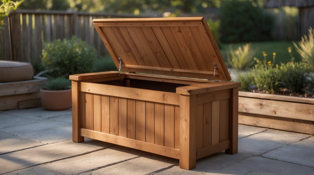 DIY Wood Bench Outdoor: Flip-Top Storage in Under 2 Hours