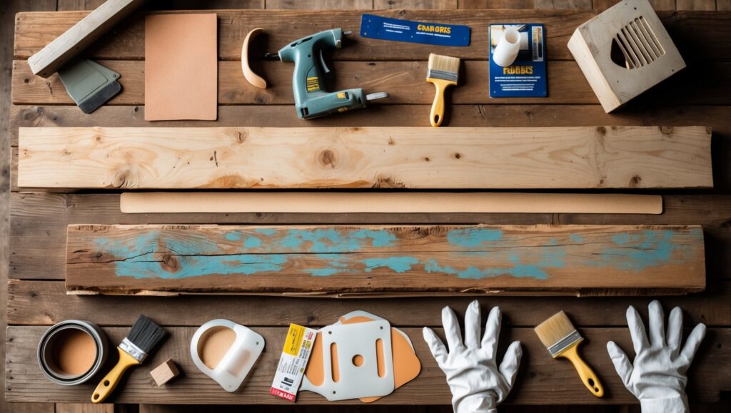 Gather Materials & Prep Wood Gather Materials & Prep Wood