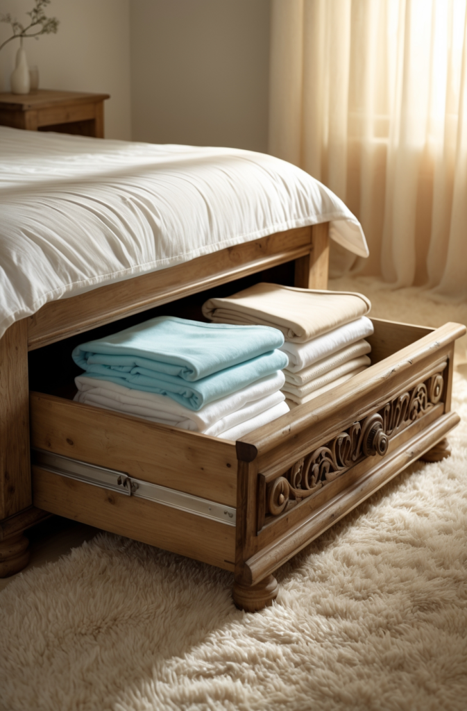 Under-bed storage drawers