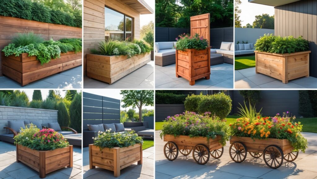 DIY Outdoor Wooden Planter Boxes That Transform Your Space