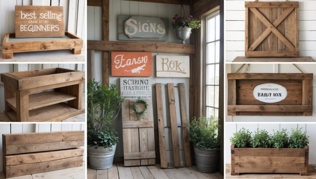 15 Best-Selling Barn Wood Projects You Can Make & Sell for Profit!